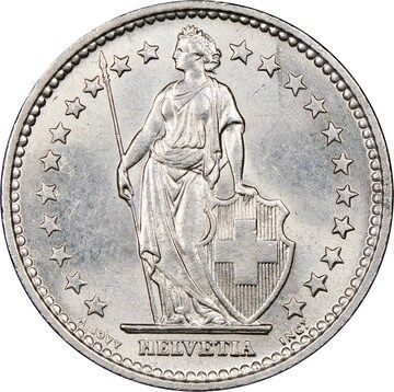 2 francs Suisse 1874-1967 — vue 1