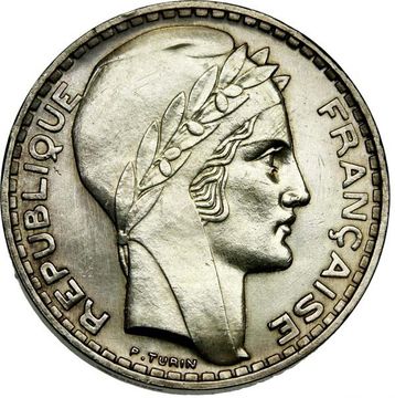 20 francs Turin 1929 — vue 1